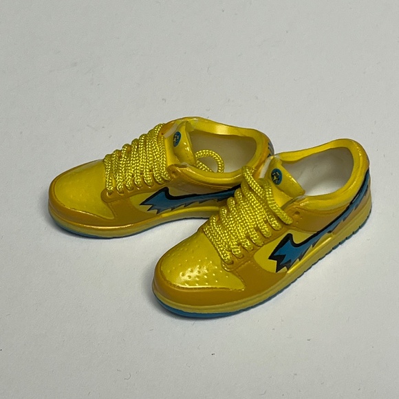 Golden State Warriors #30 Jersey Sneakers 3 Piece Outfit For Labubu Basketball - Picture 6 of 8